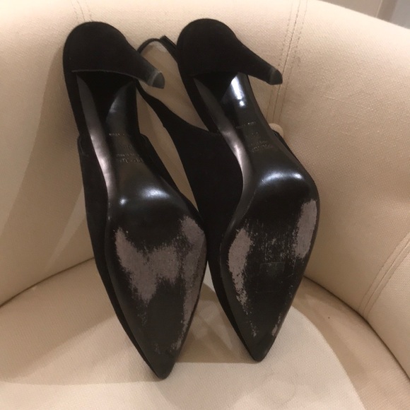 Prada black suede high heels Size 38 1/2 (8 1/2) - Picture 2 of 3